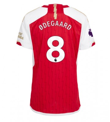 Arsenal Martin Odegaard #8 Koszulka Podstawowych Kobiety 2023-24 Krótki Rękaw